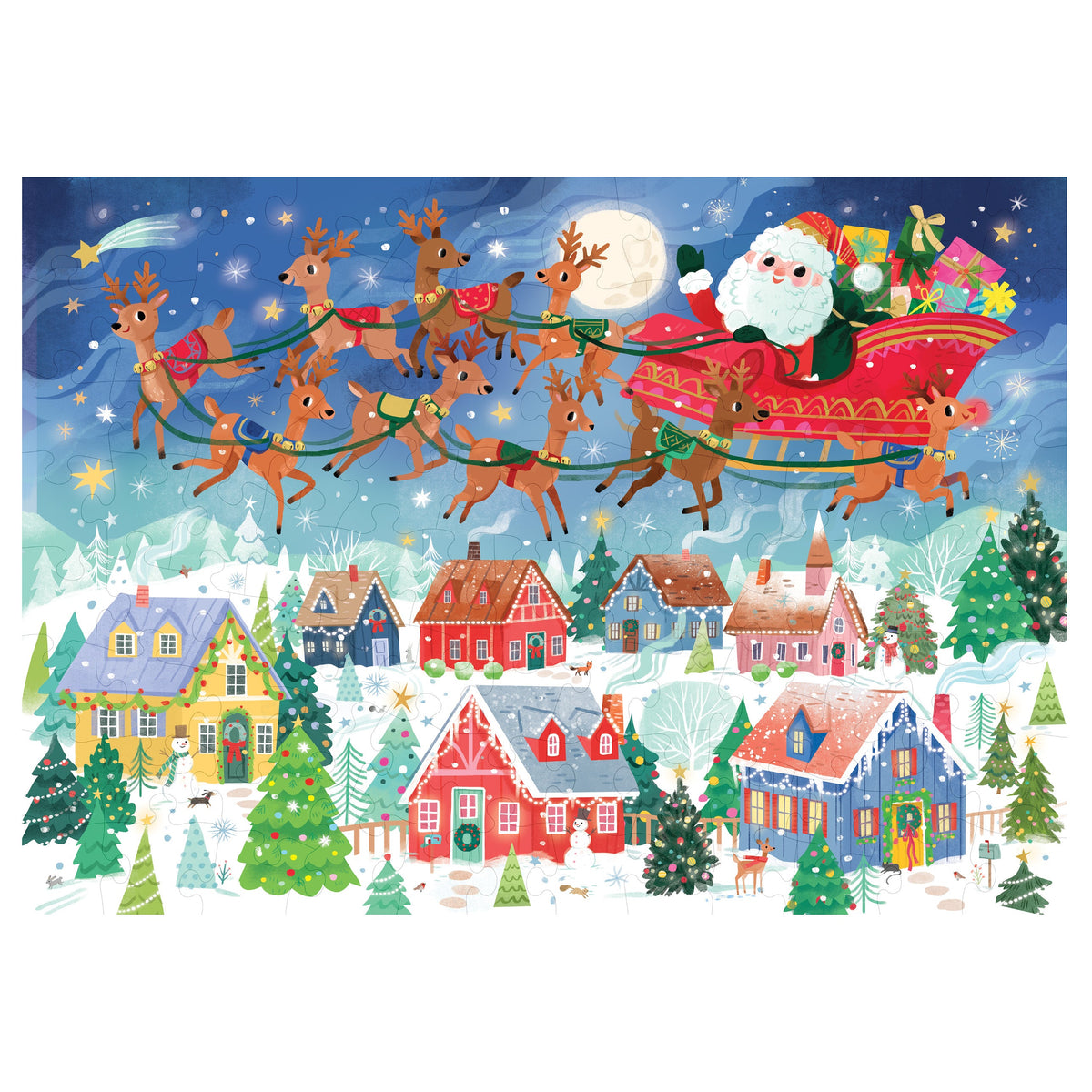 Maxi puzzle - 100 pièces - Arc-en-ciel Animaux - 6a+