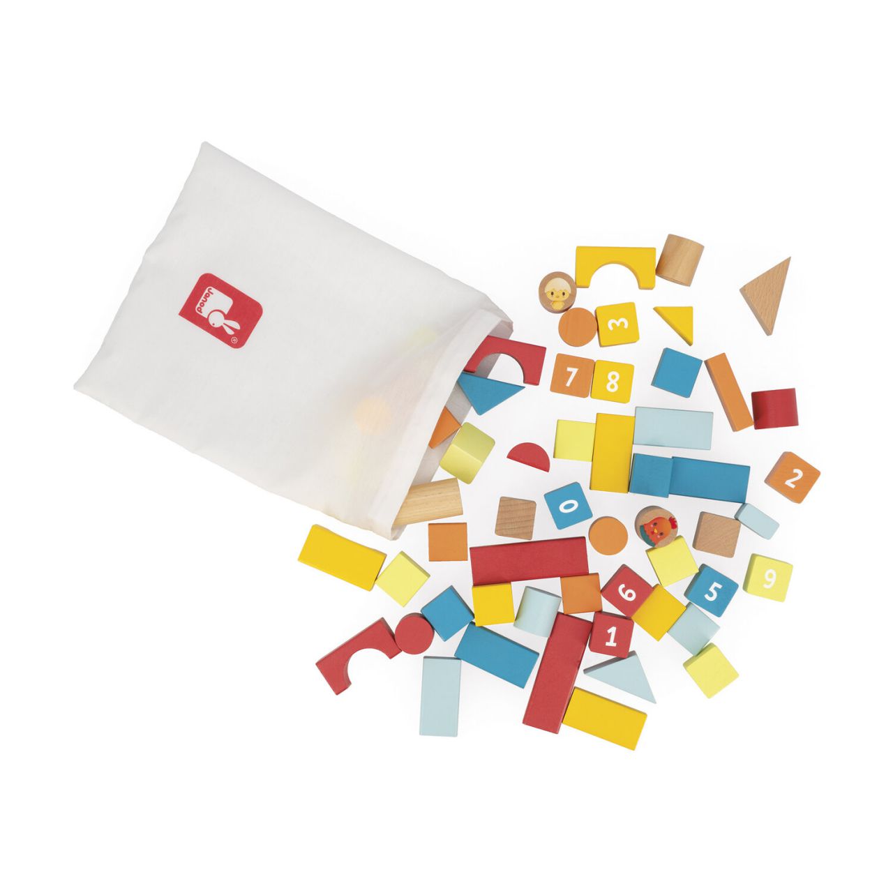 Baril de construction Ferme 56 pièces bois