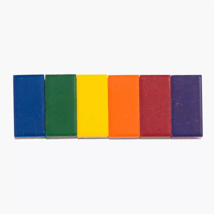 Boîte de 6 pierres de cire multicolores Les Petite Merveilles
