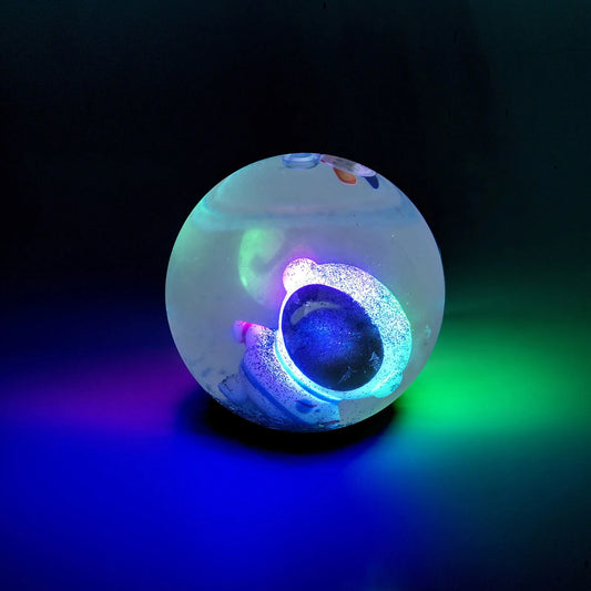 Balle Rebondissante Lumineuse - Espace - Light-Up Bouncy Ball
