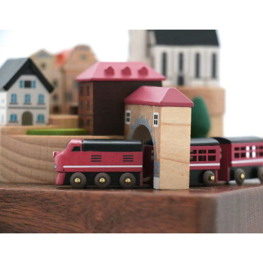 Boîte à musique Train en automne n°14