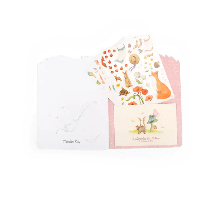 Cahier stickers Les Rosalies - 230 stickers