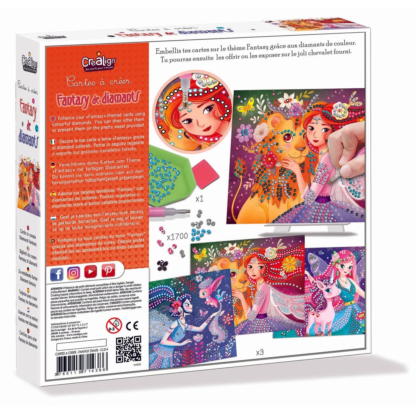 Cartes à créer "Fantasy de diamants"