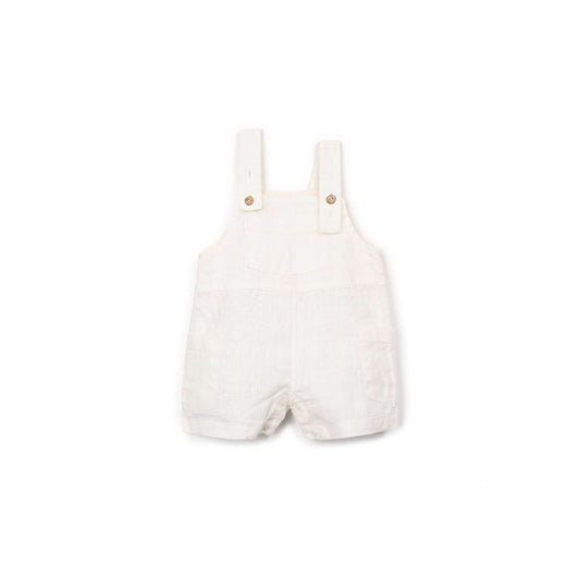 Combinaison en lin avec bretelles ajustables
