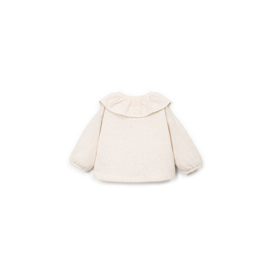 Gilet en maille avec col