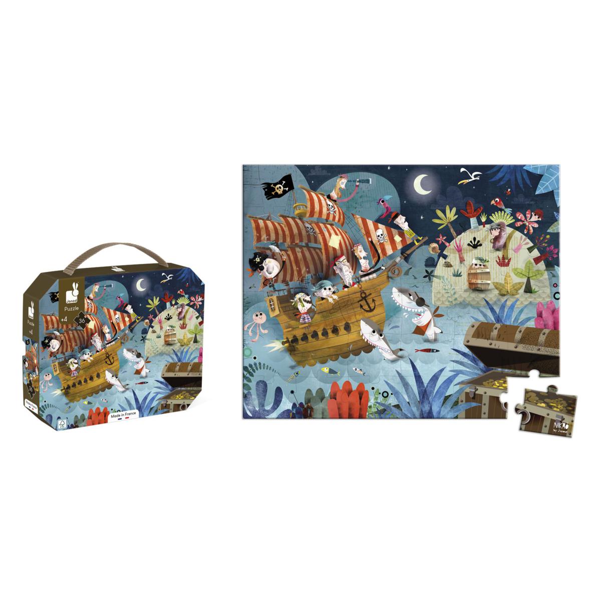 Puzzle la chasse au trésor - 36 pièces