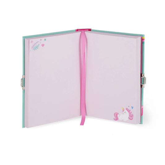 Journal Intime avec Couverture Rigide Illustrée et Cadenas - Licorne - My Secret Diary