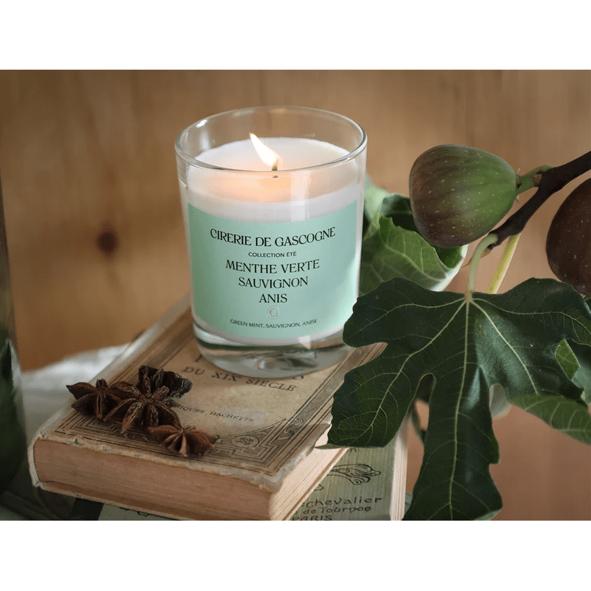 Menthe verte-Sauvignon- Anis- Bougie 180 gr