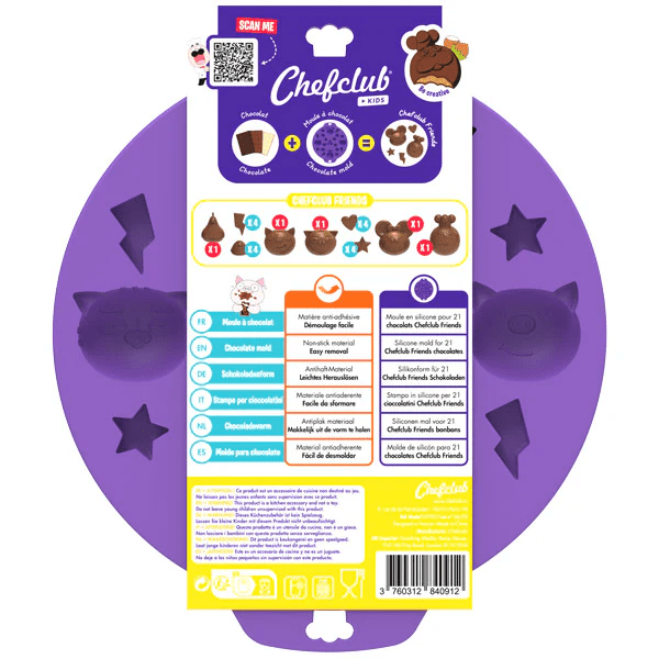 Moule à Chocolat Chefclub Friends