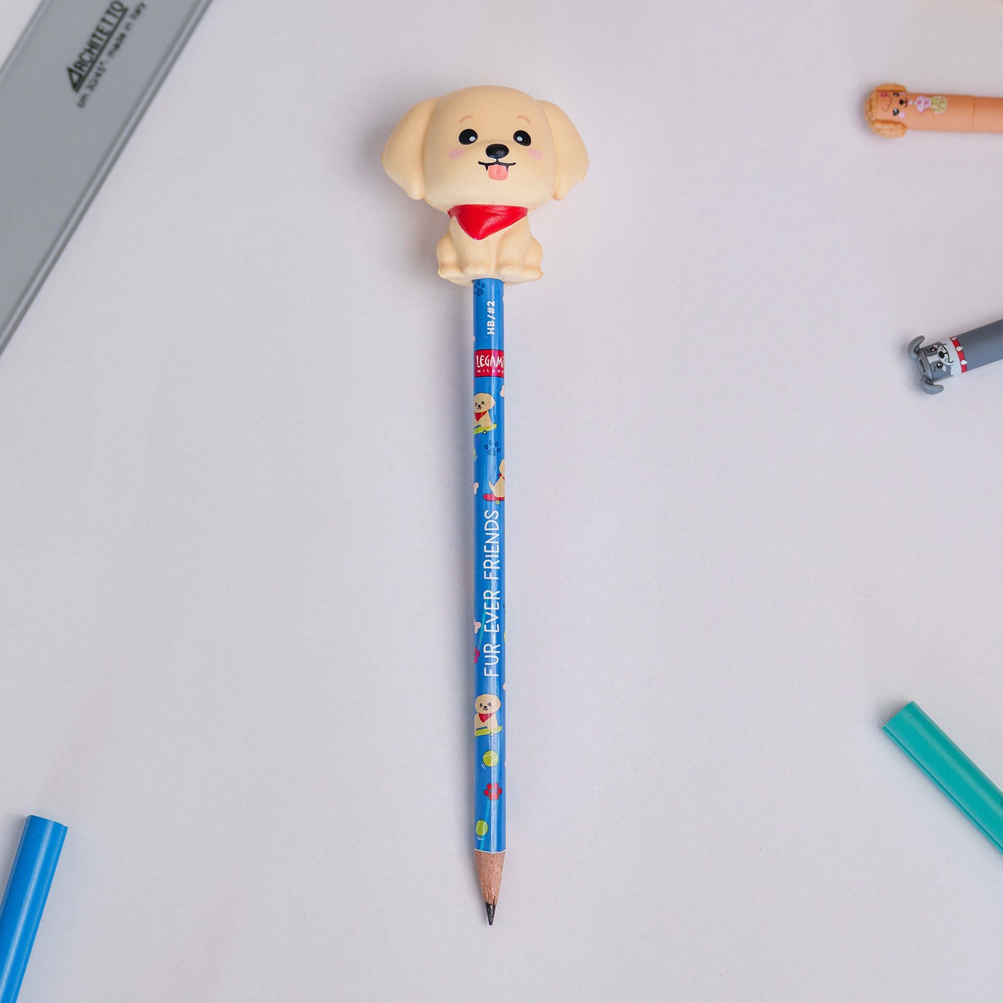 Crayon avec Anti-stress Golden Retriver « Fur-ever Friends » - Squeezies