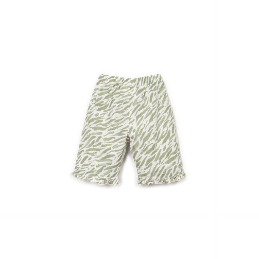 Pantalon en coton biologique imprimé zèbre