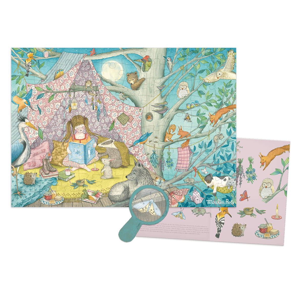 Puzzle La cabane secrète (100 pièces) Les Rosalies