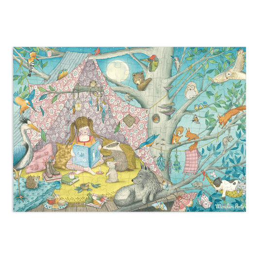 Puzzle La cabane secrète (100 pièces) Les Rosalies