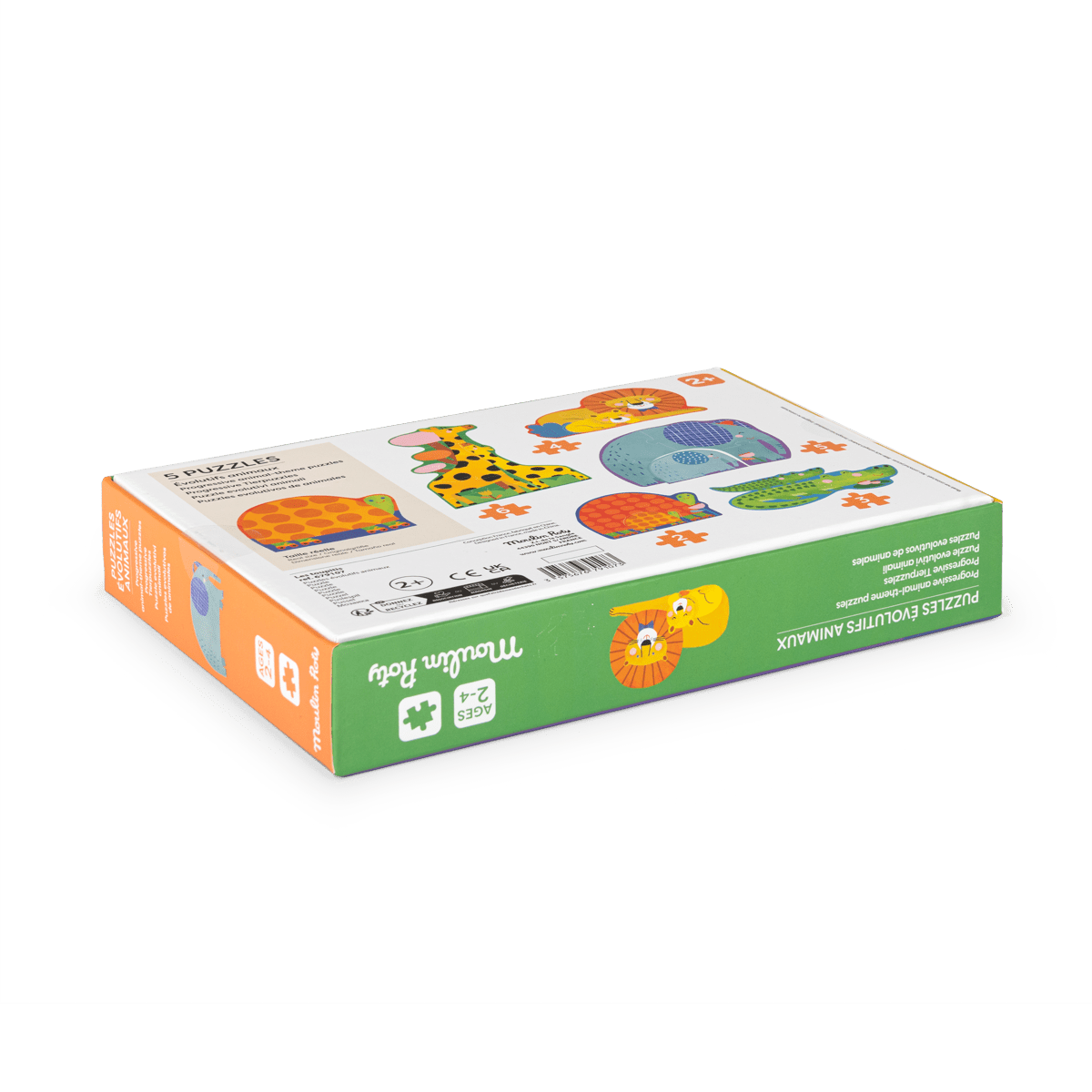 Moulin Roty Puzzles Évolutifs Animaux product box