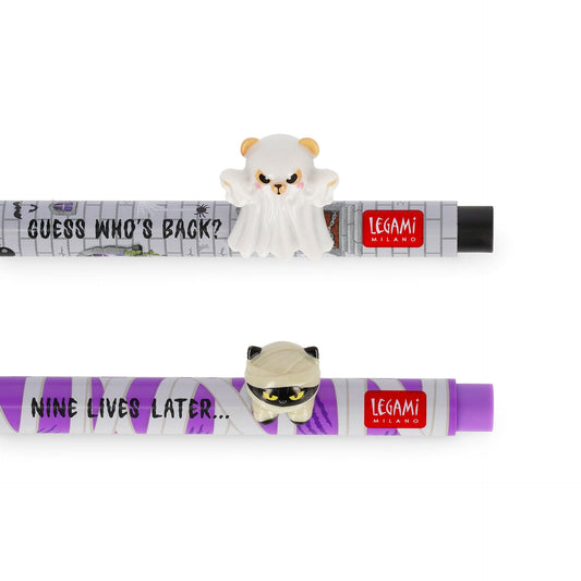 Set de 2 Stylos Gel avec Animal Décoratif