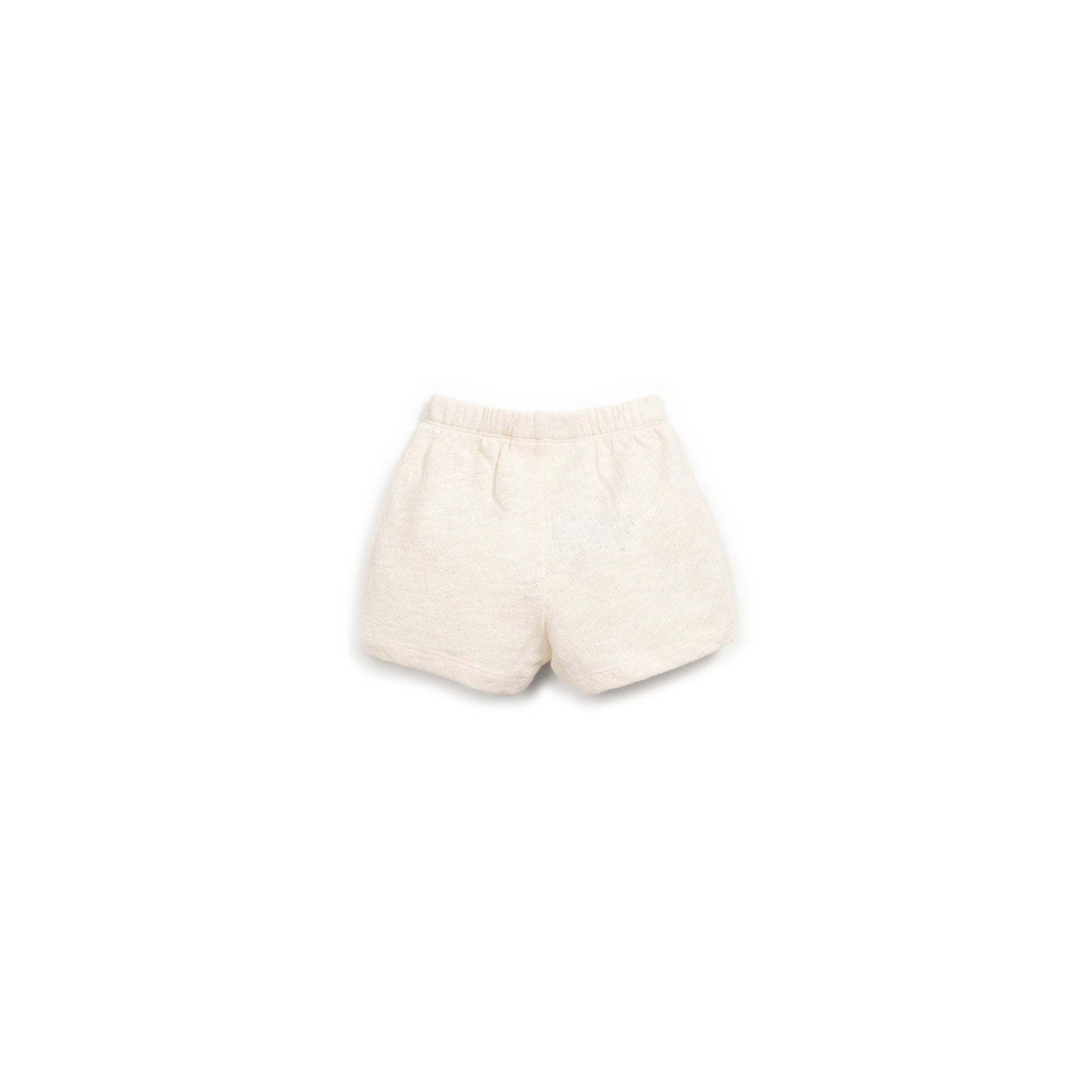 Short en jersey écru