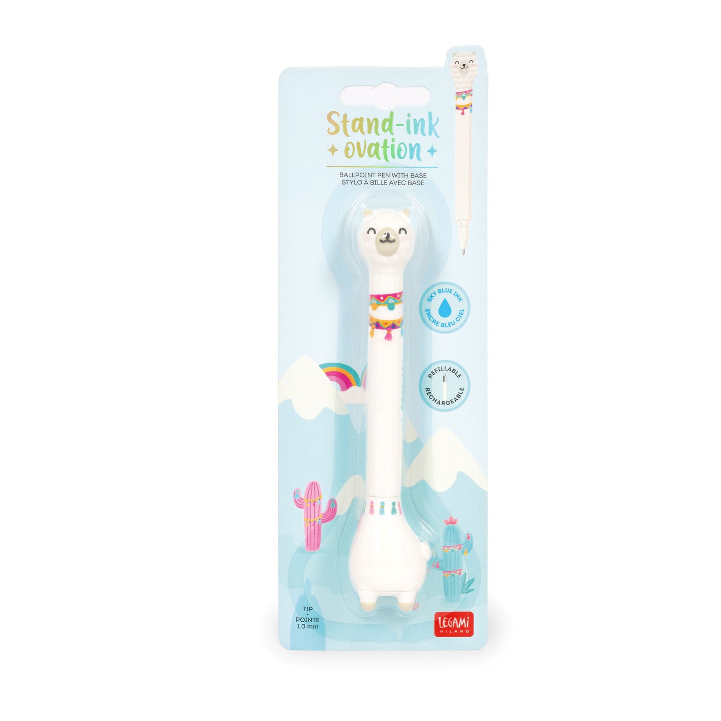 Stylo à Bille avec Base Llama - Stand-Ink Ovation