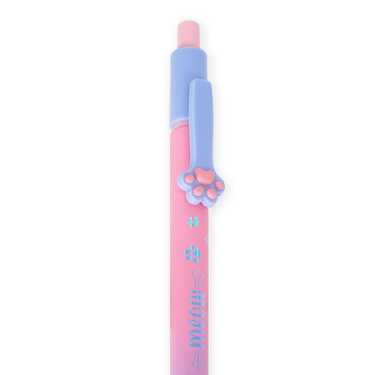 Stylo à Bille thème Chaton - Encre bleue - Meow