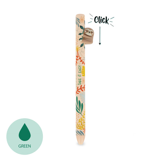 Stylo à bille rétractable paresseux