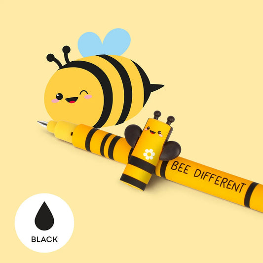 Stylo à Encre Gel Effaçable Abeille « Bee Different » - Erasable Pen