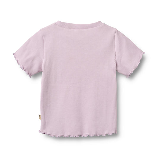 T-shirts côtelés manches courtes pour enfant