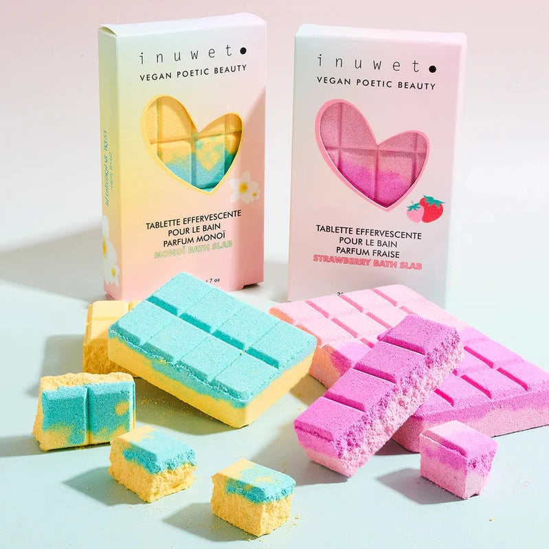 Tablette de bain effervescente - Pêche