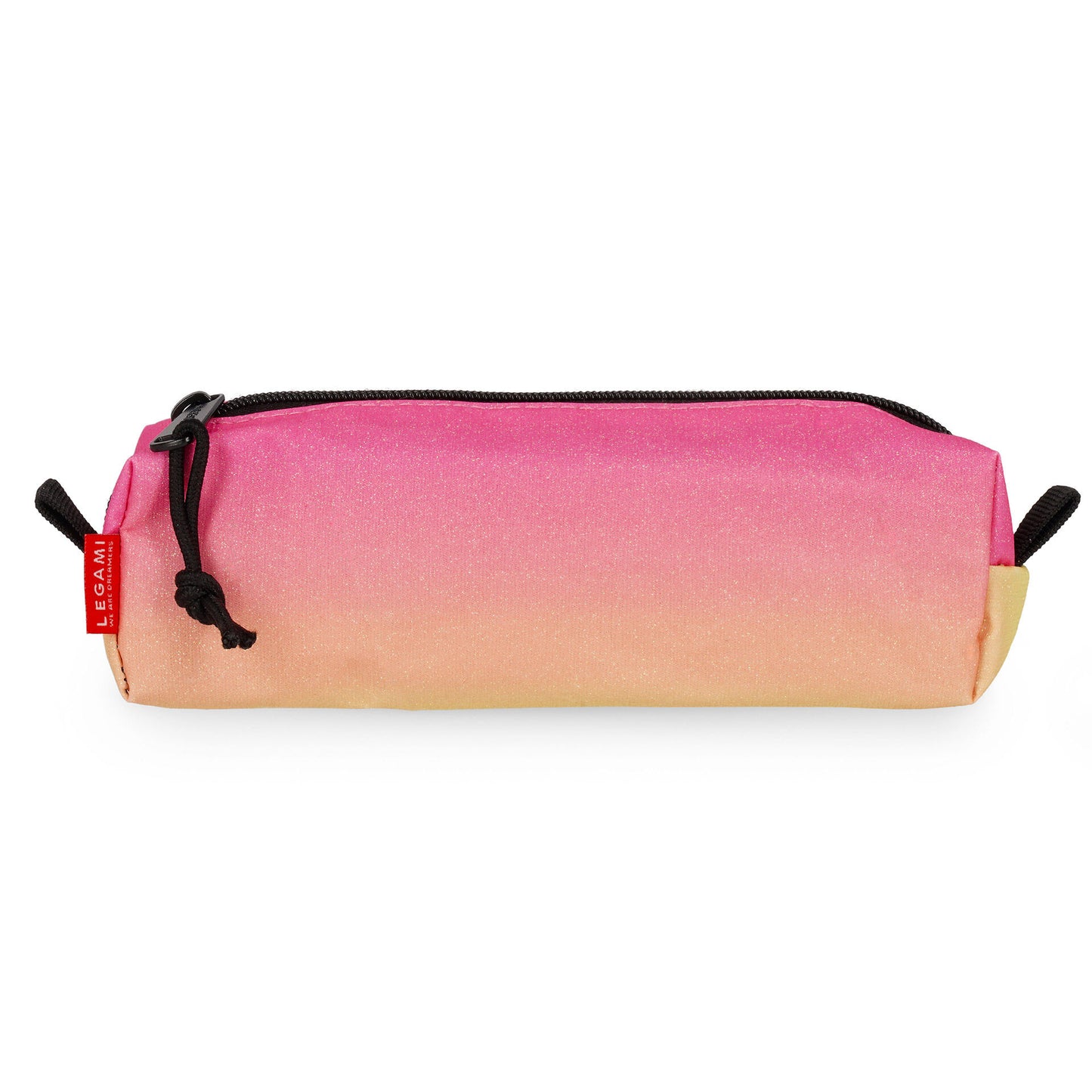 Legami My Pencil Case Sunrise Lover side view with brand tag and zipper detail