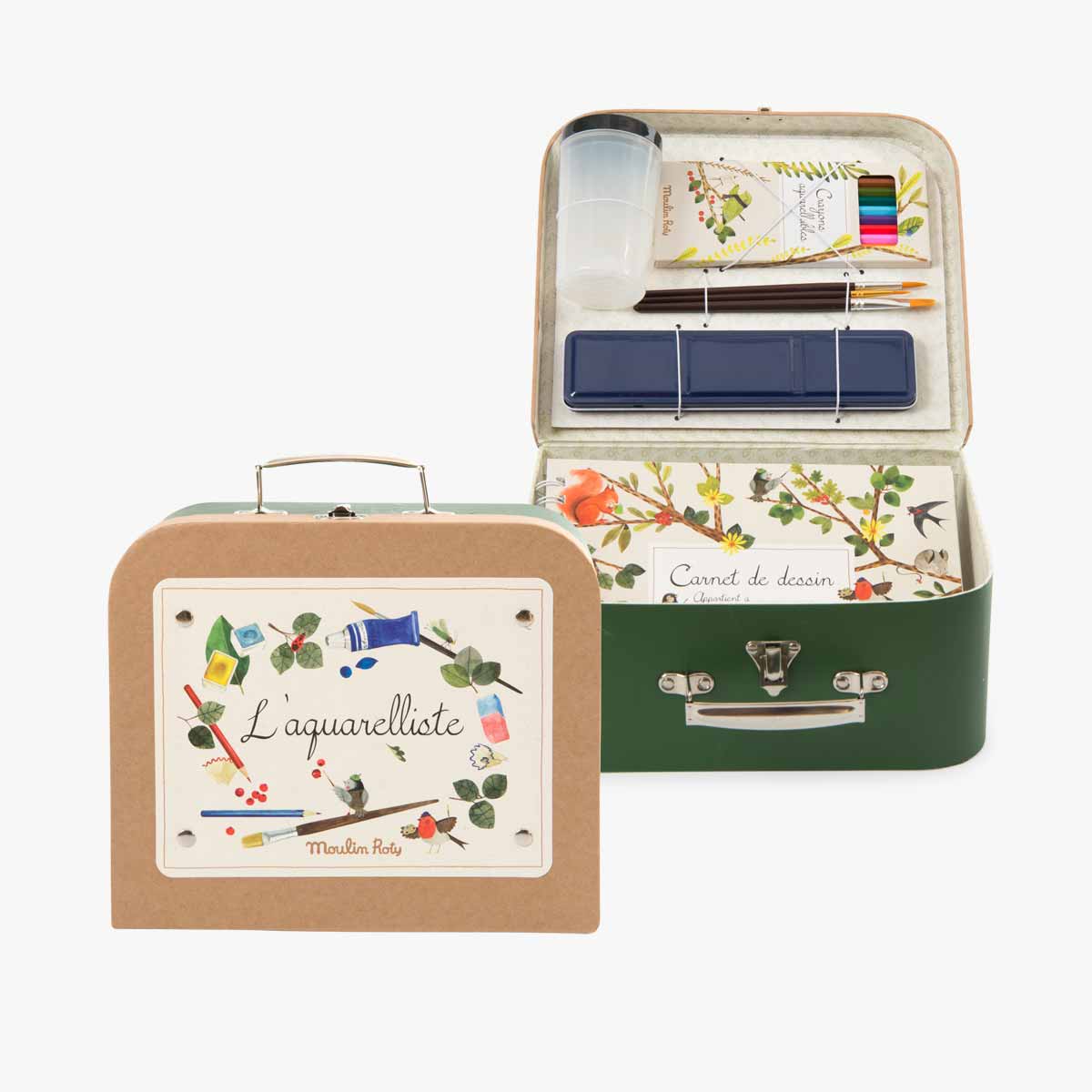Valise aquarelliste - Le Botaniste - Le jardin du moulin