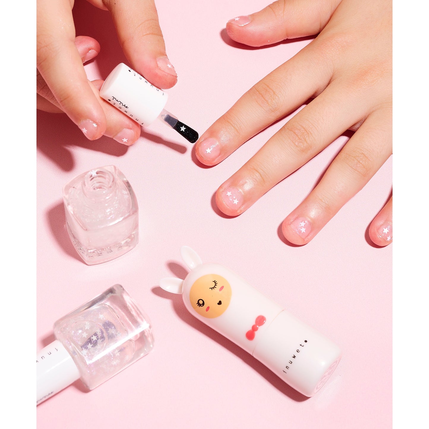 Vernis à l'eau rose poupée - Parfum pastèque