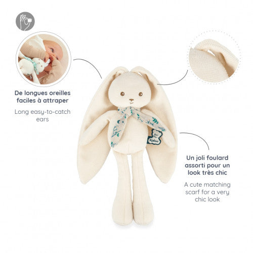 Pantin lapin Crème - 25 cm