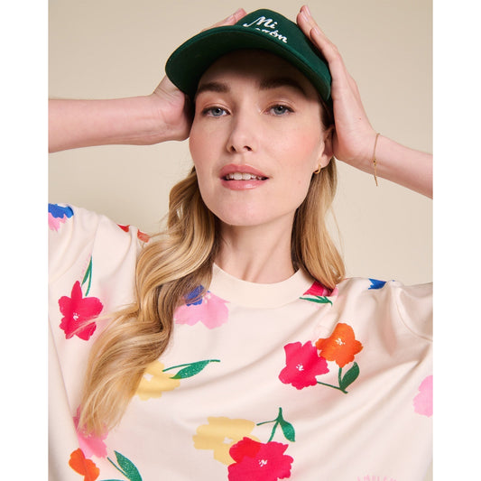 Le sweat Swann en coton bio - Anémones bouquet