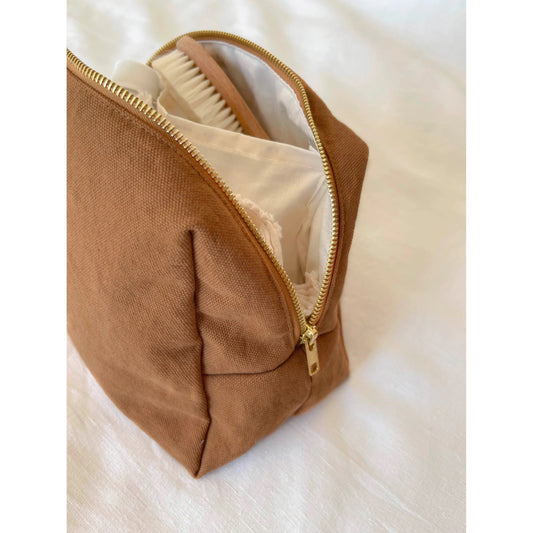 Trousse de toilette - JADE Camel