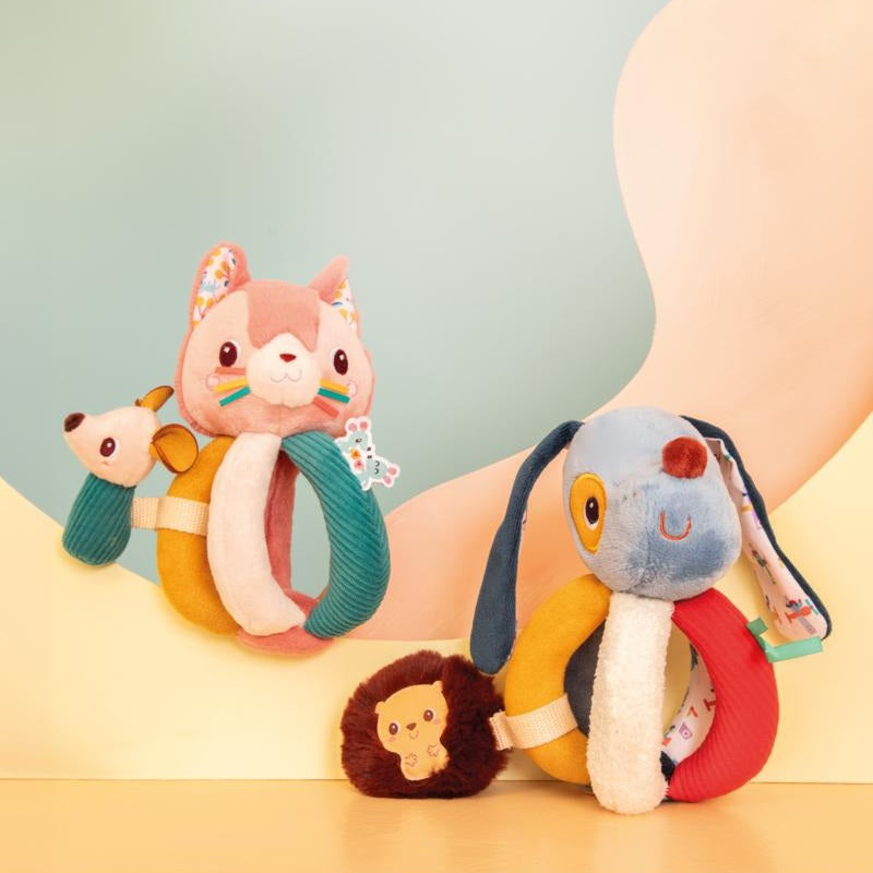 Hochet à poignées Jules le chien