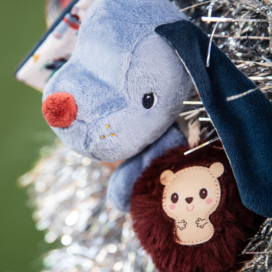 Peluche marionnette à doigts Jules le chien