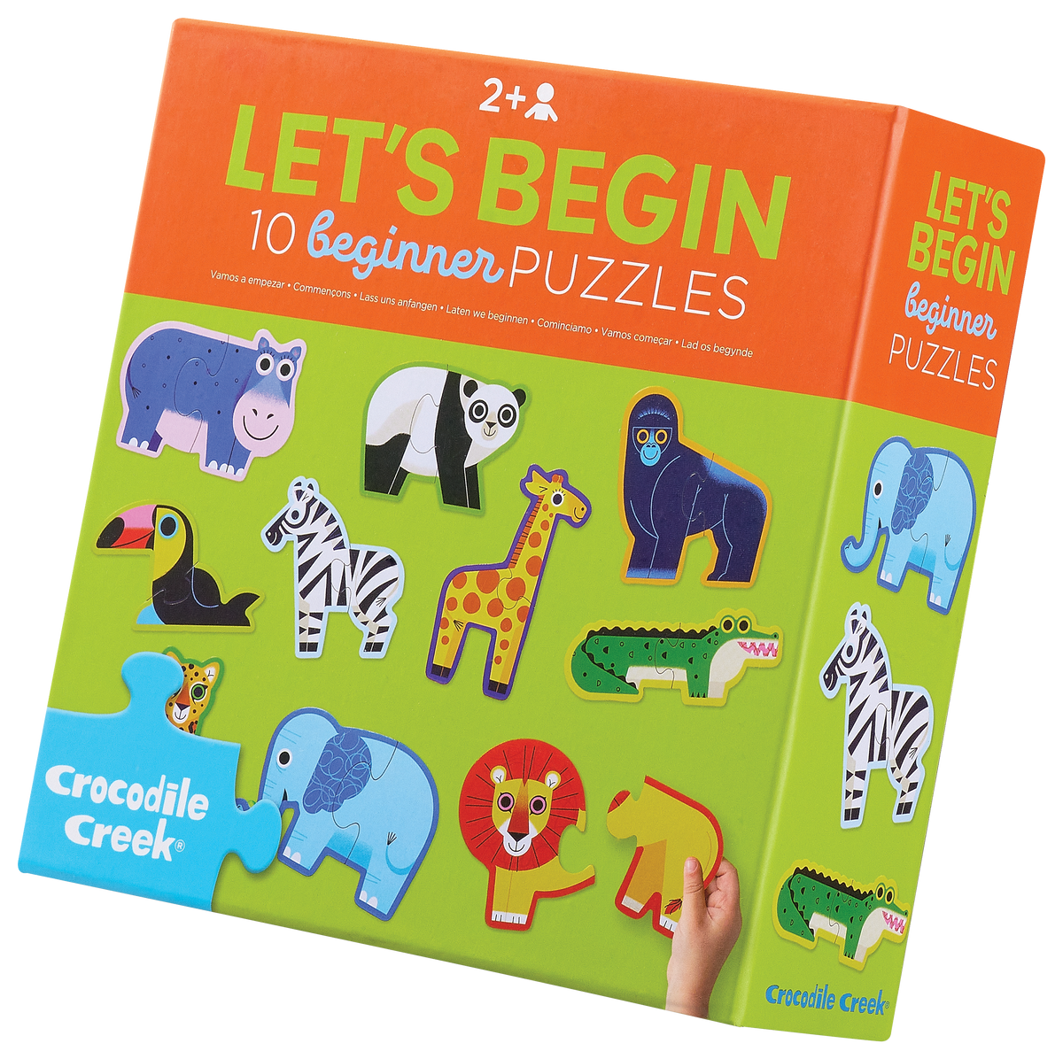 Puzzle Lets Begin - 10 puzzles de 2 pièces - Jungle - 2a+