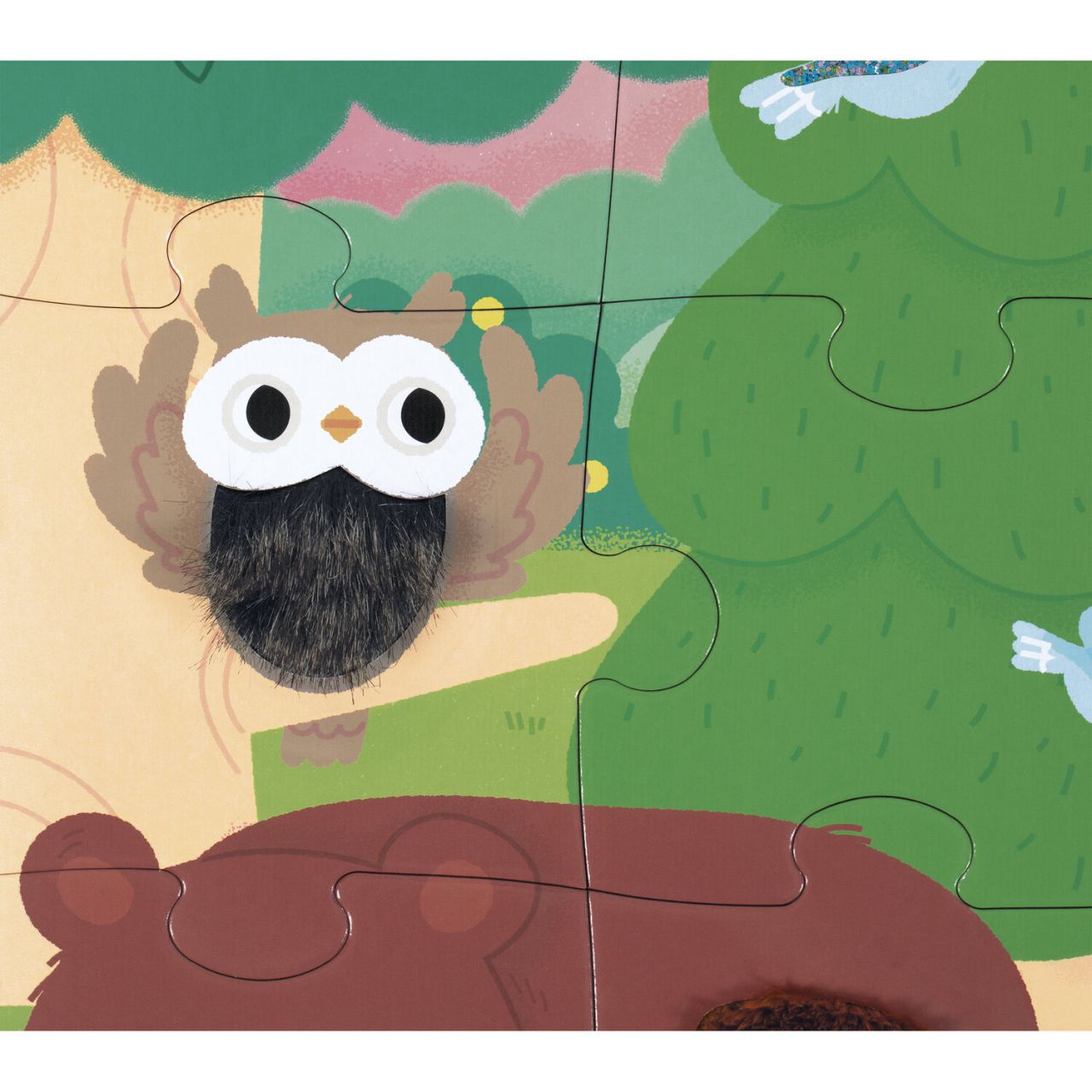 Puzzle Tactile 'La Forêt' 20 pièces