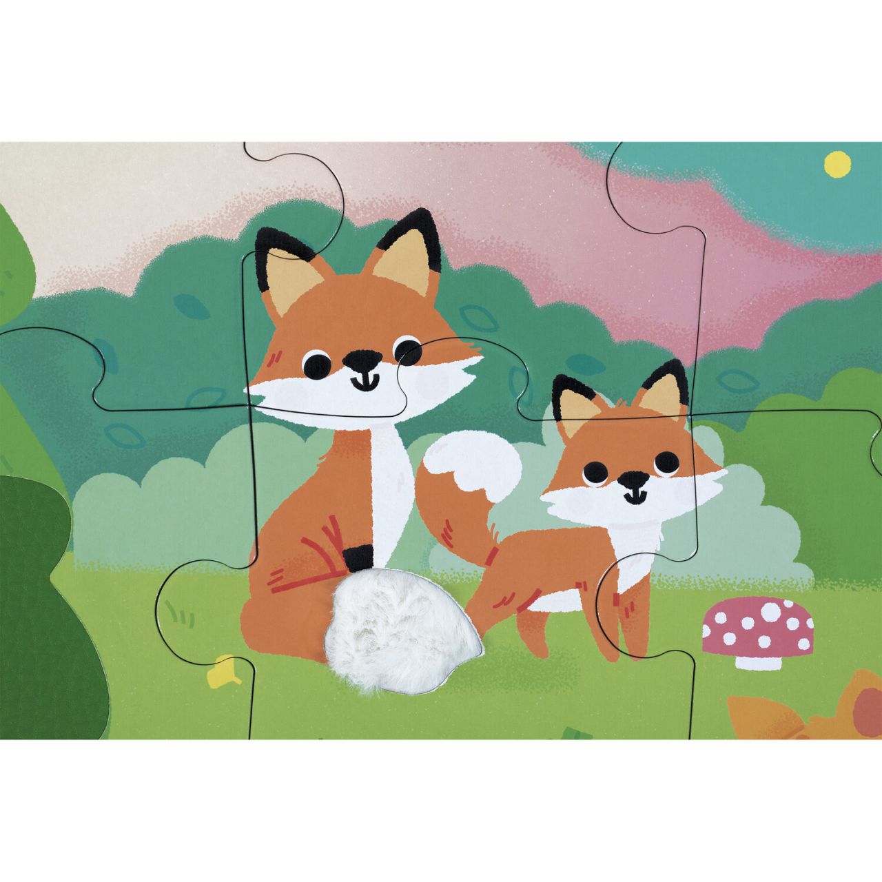 Puzzle Tactile 'La Forêt' 20 pièces