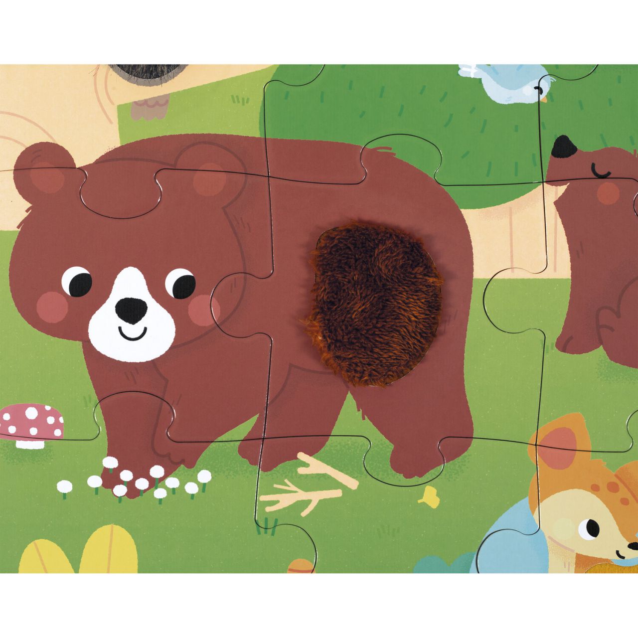 Puzzle Tactile 'La Forêt' 20 pièces