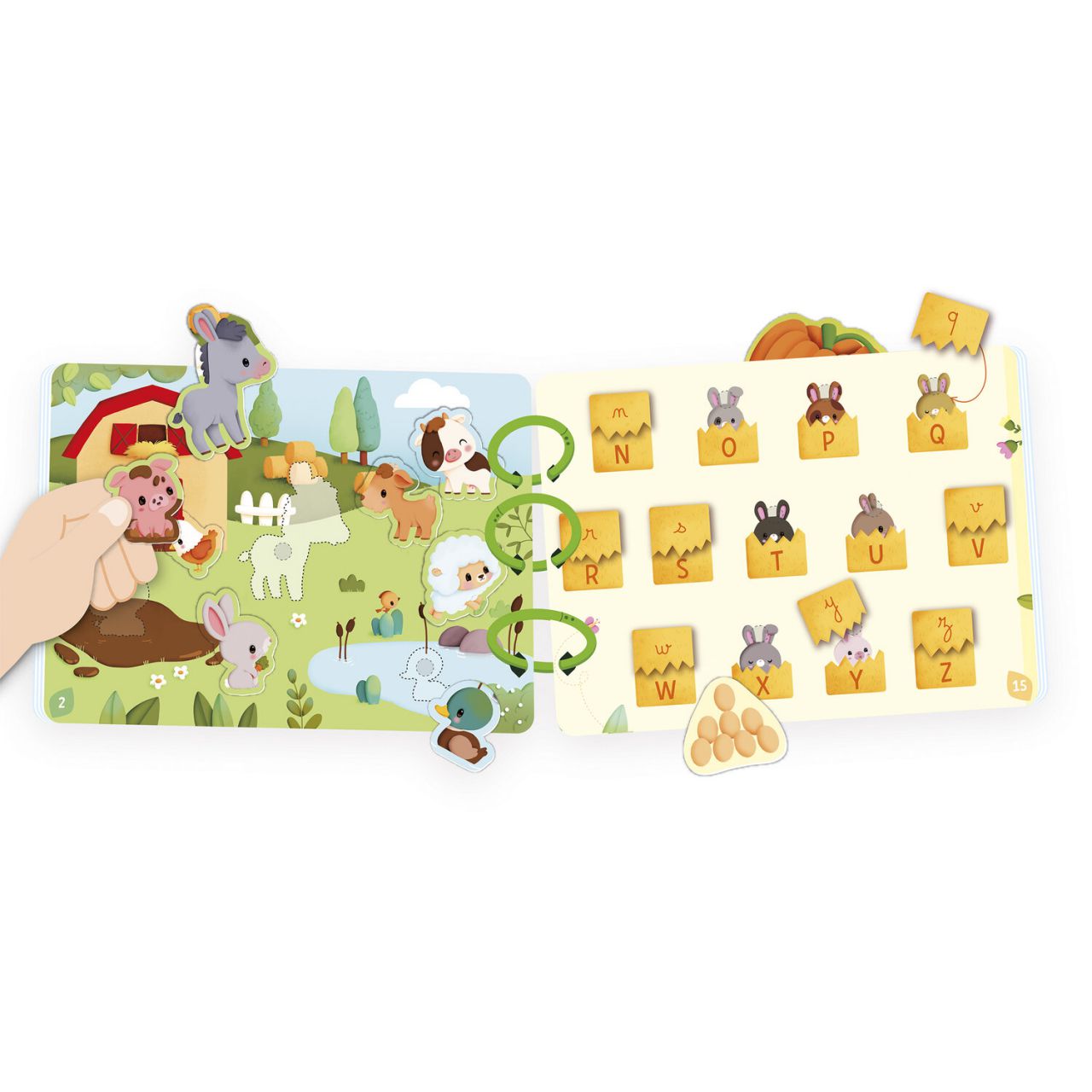 Busy-book Ferme en carton