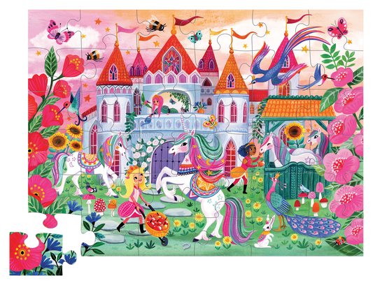 Puzzle Château licorne de 36 pièces