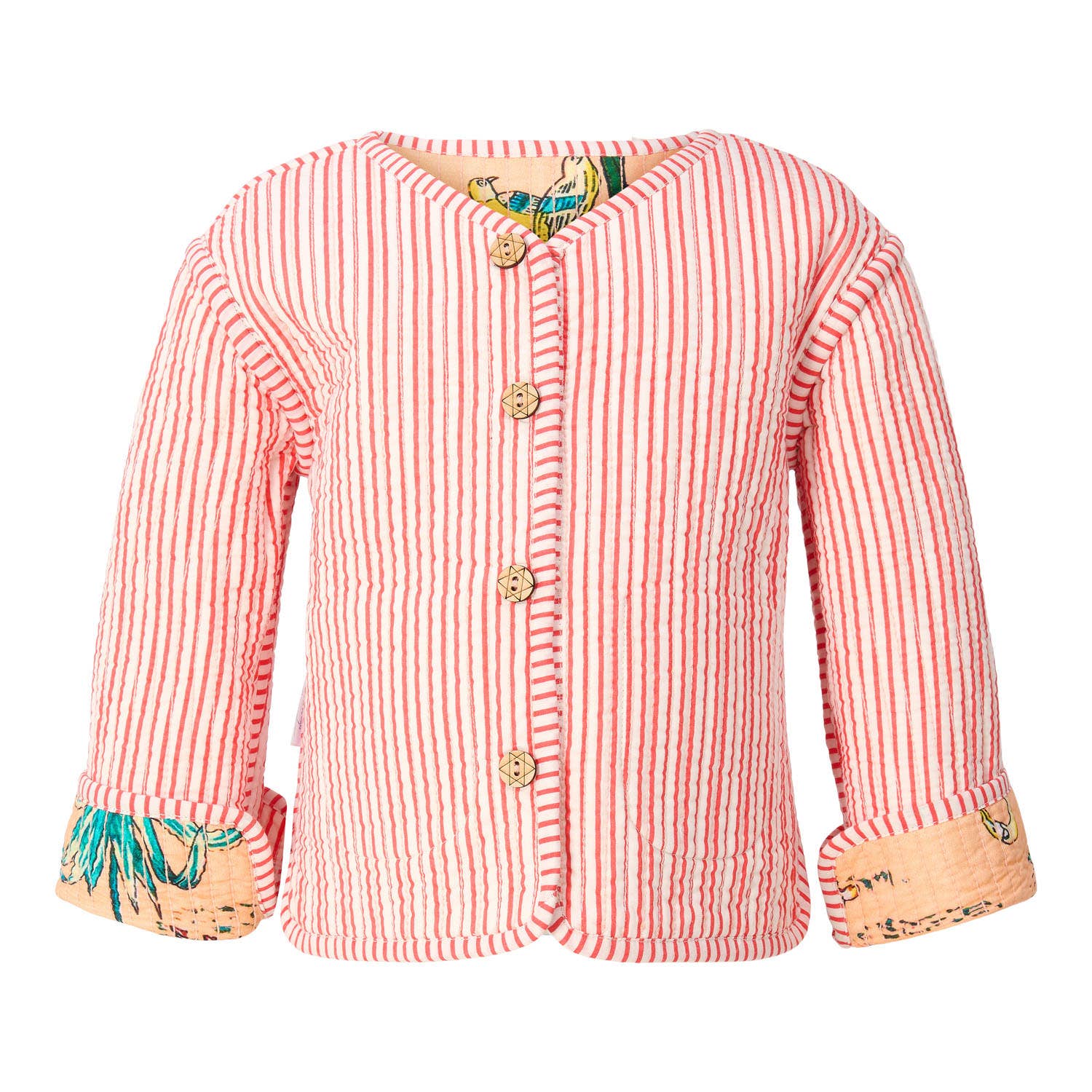 Veste Daantje matelassée en coton - pêche