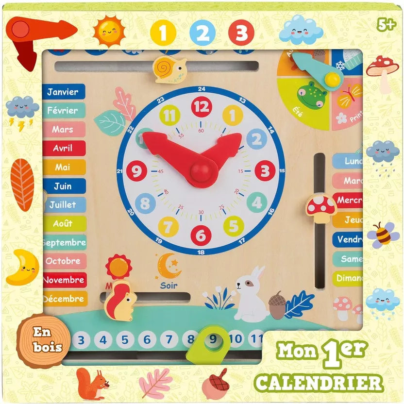 Calendrier en bois WDK Partner 30x4x30 cm