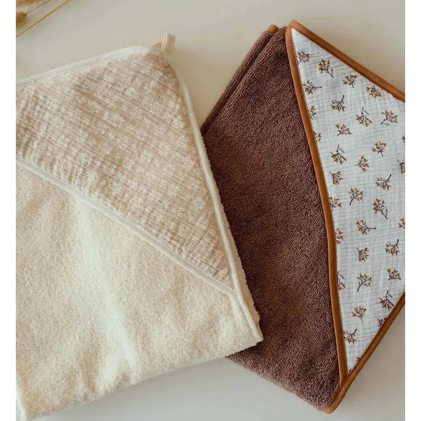 Cape de bain couleur lin