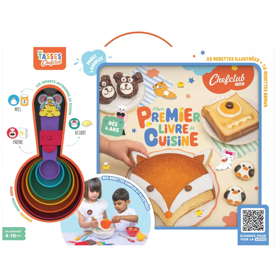 Coffret Kids : Mon premier livre de cuisine