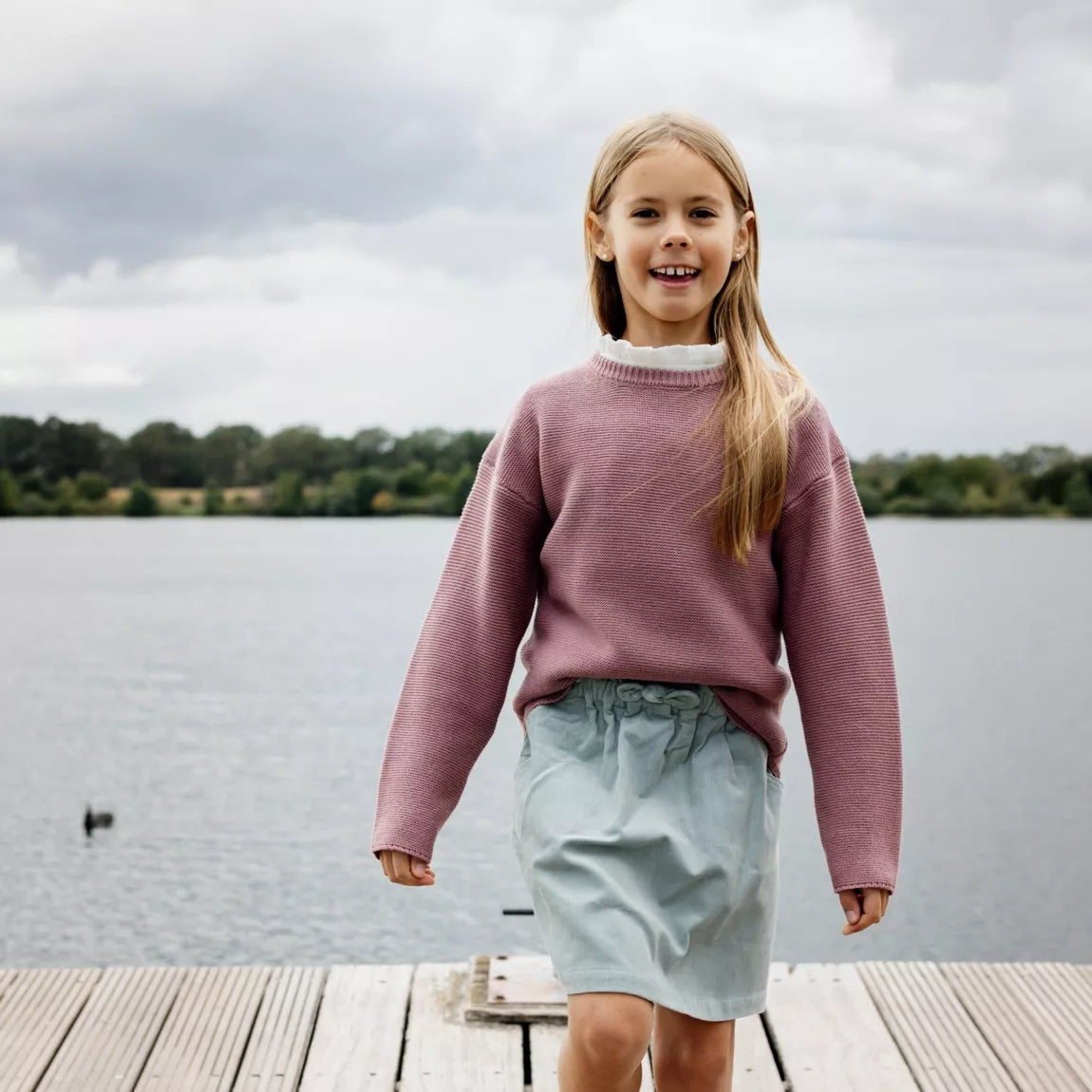 Pull tricoté en laine mérinos