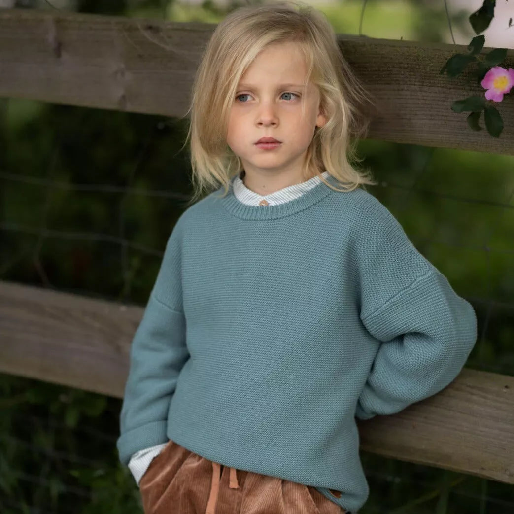 Pull tricoté en laine mérinos