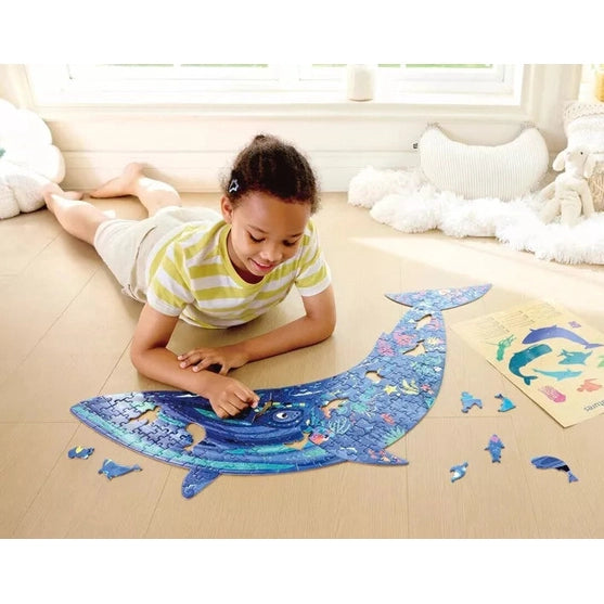 Puzzle géant baleine 200 pcs