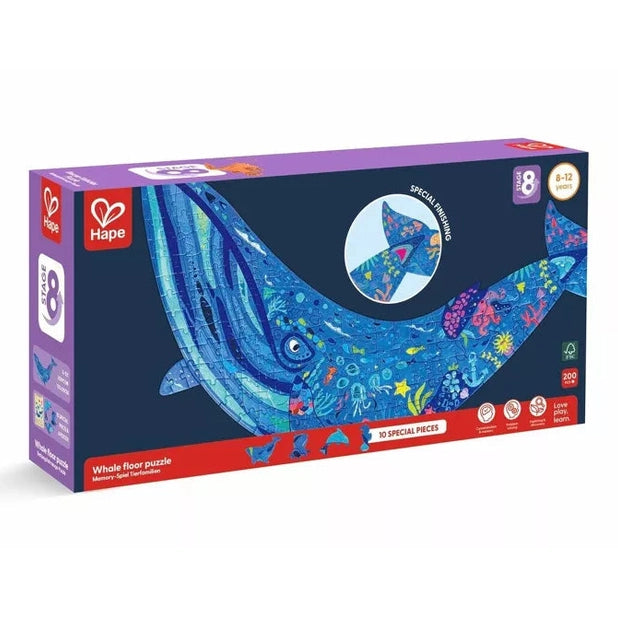 Puzzle géant baleine 200 pcs