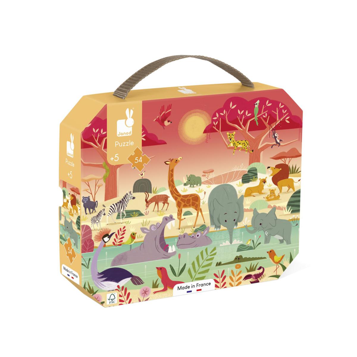 Puzzle La Réserve Animalière 54 pièces