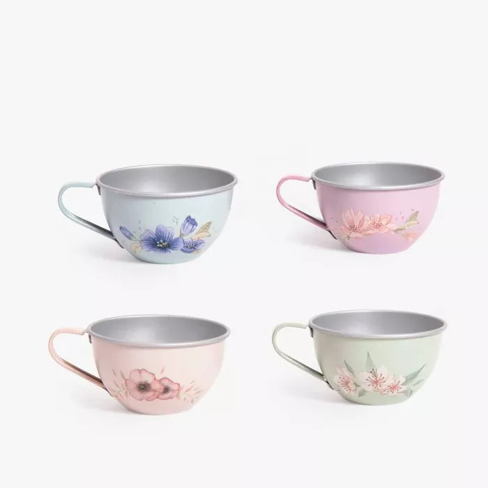 Valise dînette thé métal Les Rosalies